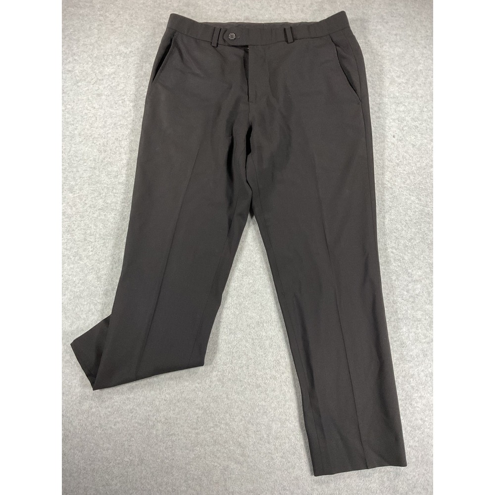 Brooks Brothers Explorer Collection Slim Fit Black Dress Pants Mens 31x30 2518